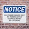 Signmission OSHA No Loitering OSHA Notice Sign, Plastic, 10in W x 7in L, 2PK OS-2PACK-NS-P-710-L-17049 - alternate 7